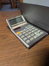 Vintage Radio Shack EC-447 Dual Powered LCD Calculator w/Articulating Screen