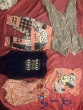 Disney Minnie Mouse 5-Piece Baby Outfit Set 3-6 Months Bodysuit Romper Pants