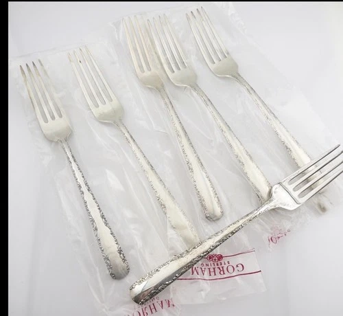 Camellia by Gorham Sterling Silver Dinner Fork 7.5” | No Monos | Not Used!