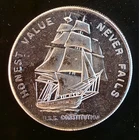 1974 USS Constitution Honest Values Liberty Mint Bullion-0.999 Silver 1 Oz Coin