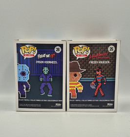 Friday The 13th & Nightmare On Elm Street Funko Pop! Lot of 2 8-Bit NES New