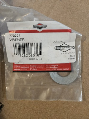 #ad Briggs And Stratton Washer 770223 $11.20
