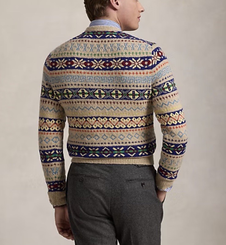 Polo Ralph Lauren Fair Isle Wool Blend Jumper Size M RRP £495 image 5