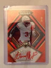 2023 Wild Card Auto Mania Donavan Mutin 21/50 Rookie Card. rookie card picture