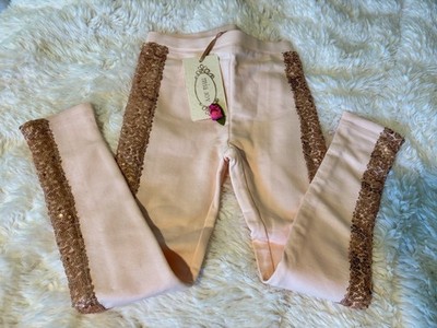 Mia Joy Girl's Tuxedo Leggings In Rose  Pants Size 4