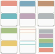 300 Pcs Tabs 2 Inch Sticky Index Tabs, Writable and Repositionable Book Tab