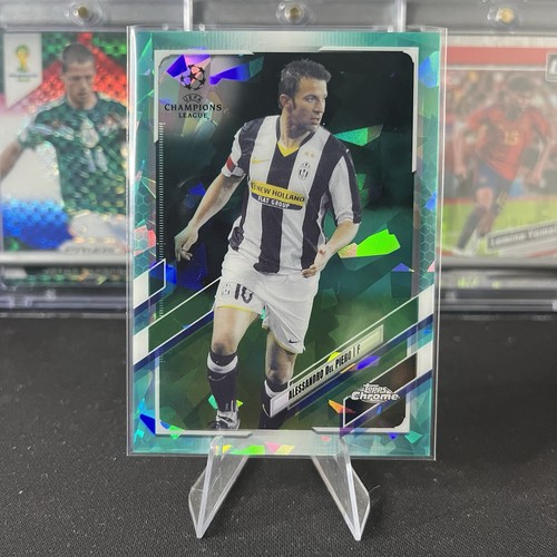 Alessandro Del Piero [Aqua] #14 2020 Topps Chrome UEFA Champions League Sapphire card