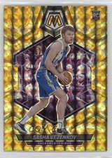 2023-24 Panini Mosaic Rookies Reactive Yellow Prizm Sasha Vezenkov #236 0ie9