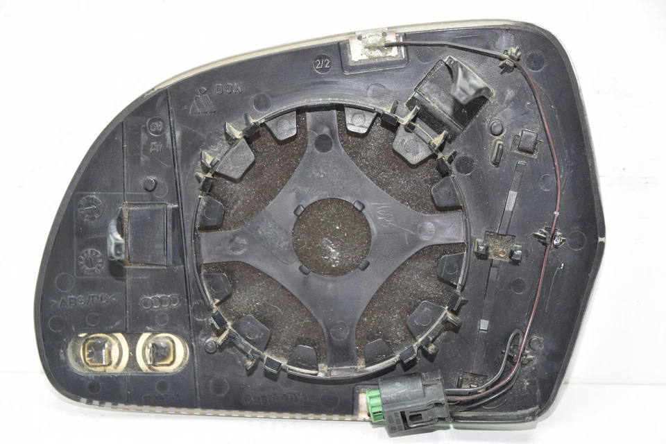 💎2008.5 - 2010 奥迪 A4 A3 右乘客侧镜玻璃加热自动调光原始设备制造商 — 第 2/4 张图片