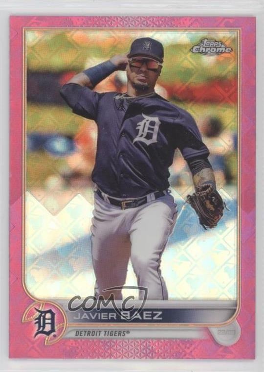 2022 Topps Chrome Logofractor Edition Pink Refractor /199 Javier Baez #31 0tj5
