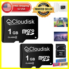Reliable 1GB Micro SD Cards Pack of 2 with X-Ray Temperature Proof Features