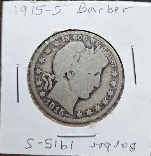1915-S  Barber Half Dollar -- Estate Liquidation