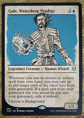 MTG Battle for Baldur's Gate, Gale, Waterdeep Prodigy - Showcase
