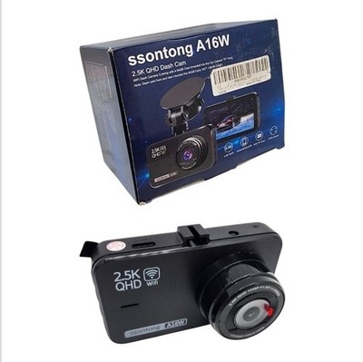 ssontong A16W 2.5K QHD WiFi Dash Cam Front Rear Camera 64GB Tested