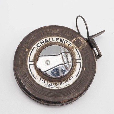 The Lufkin Rule Co. 50 ft. The Challenge Steel Measuring Tape w/ Leather Casing