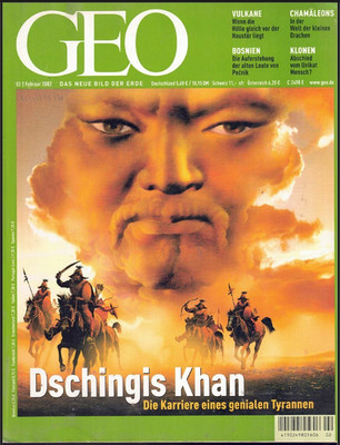 GEO Magazin - Ausgabe Februar 2002 - 02/2002 - Dschingis Khan