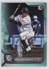 2022 Bowman NPB Nippon Professional Baseball Aqua /175 Kento Watanabe #80 00cp