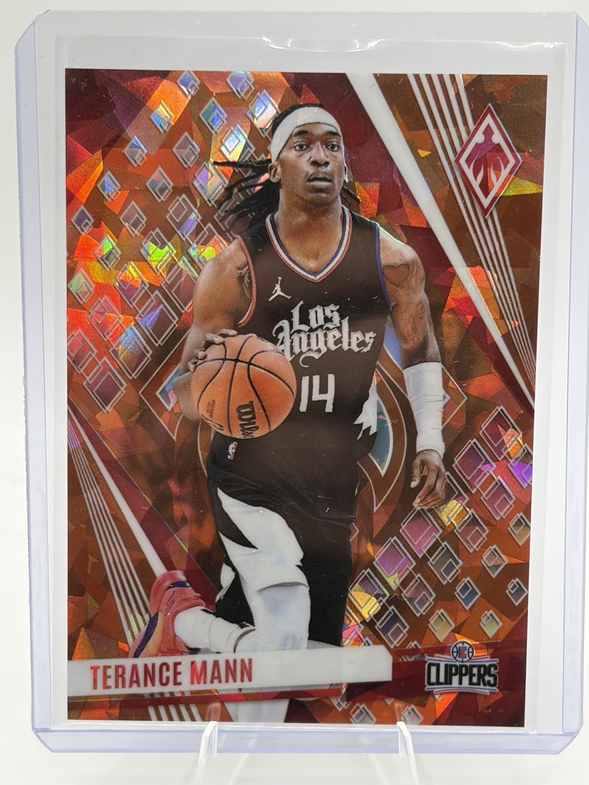 2023-24 Panini Phoenix - Terance Mann #247 Orange Ice Phoenix /249