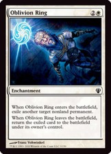 1x Oblivion Ring MTG - Archenemy (2010) - Moderate Play
