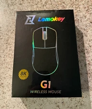 Lemokey G1 Mouse PixArt 3950 Optical 8K Polling Wireless Bluetooth / 2.4 GHz 