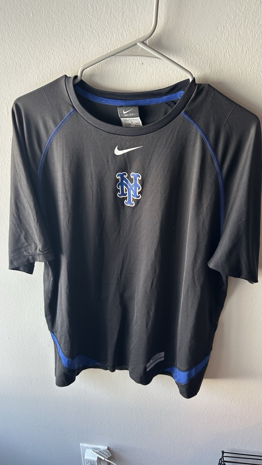 Nike New York Mets Dri-Fit Shirt Mens Large MLB Authentic Performance