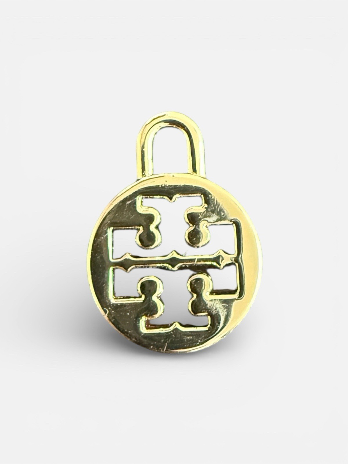 Tory Burch Gold Logo Charm Zipper Pull Mini Bag Pendant Replacement