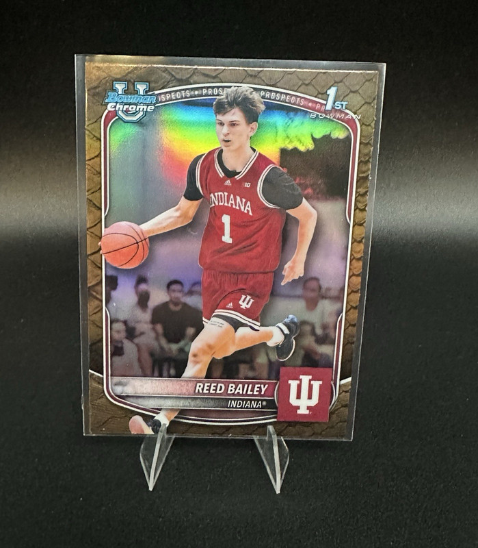 Bowman U Chrome 2025 Reed Bailey Indiana Hoosiers Chrome Prospects BCP-27