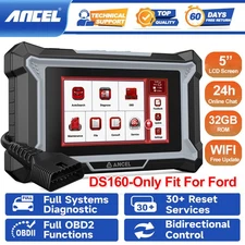 ANCEL DS160 Car Diagnostic Tool All Systems OBD2 Scanner ECU Coding DPF ABS BMS
