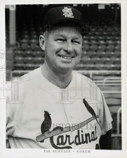 1965 Press Photo St. Louis Cardinals baseball coach Joe Schultz - kfx13633