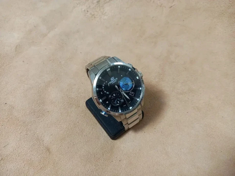 CASIO EDIFICE EQB-600D-1A2JF de Japón Bluetooth Solar Acero Inoxidable ¡Negro!! Foto 3 de 4