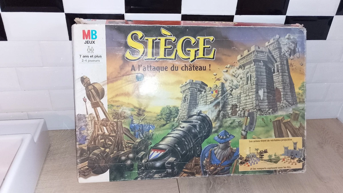 VINTAGE JEU DE Société MB  Siège  A l'attaque du Chateau 1993 EUR 30