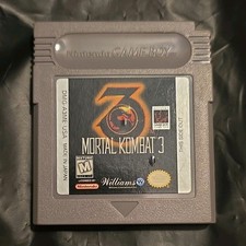Mortal Kombat 3 Nintendo Game Boy Cartridge Williams Entertainment NTSC M Rated
