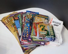 $3600 Losing Non-Winning Used Ohio Lottery & Scratch Off Tickets Year 2025