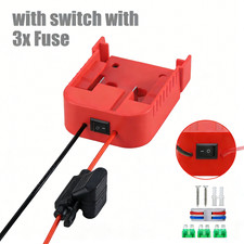 DIY Adapter Power Wheel Compatible With Milwaukee 18V Battery Connect Dock