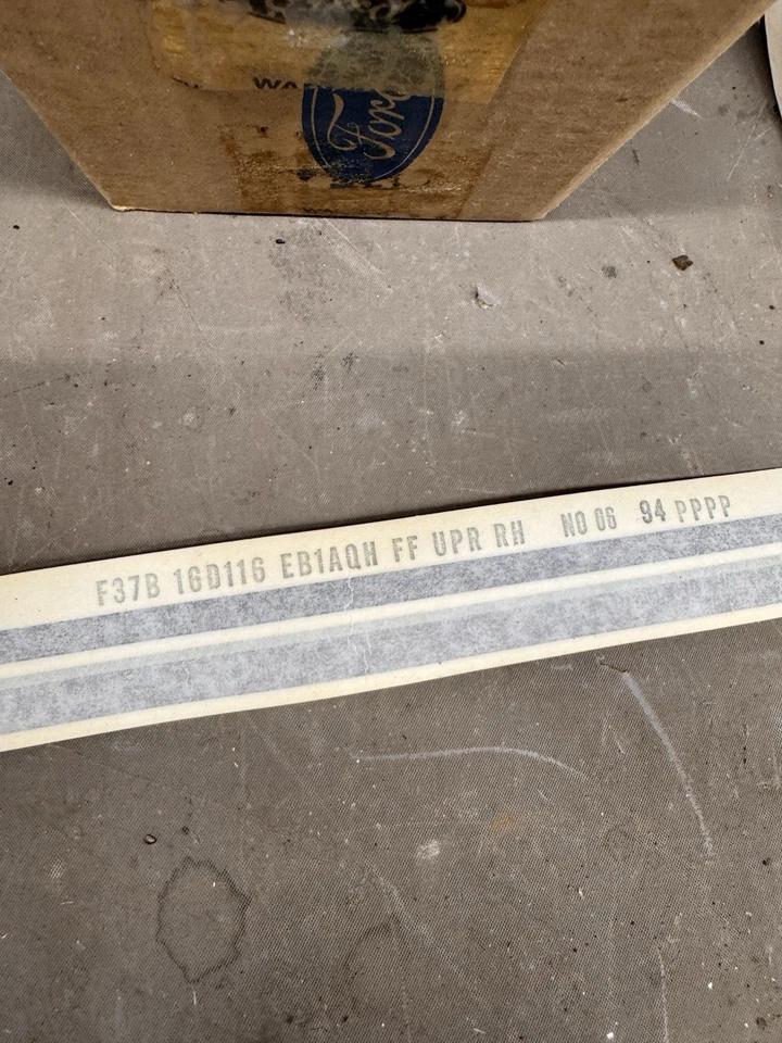 Новый из старых запасов 1993 1994 Ford Ranger грузовик этикетка полоски набор XLT опал серебро уголь двери - Изображение 4 из 4