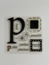 CTMH Close To My Heart My Acrylix Stamp set Storage Envelope - B1240 SOLO P