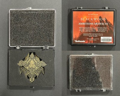 Bethesda Elder Scrolls Online Blackwood Ambitions Artifacts 4 Piece Puzzle Set