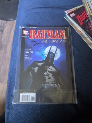 Batman: Secrets #1. #2. #3. #4. #5. Full Set. Alex Sinclair Cover.