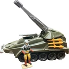 GI Joe Persuader W/ Backstop Figure & Vehicle 100% Complete Hasbro VTG 1987