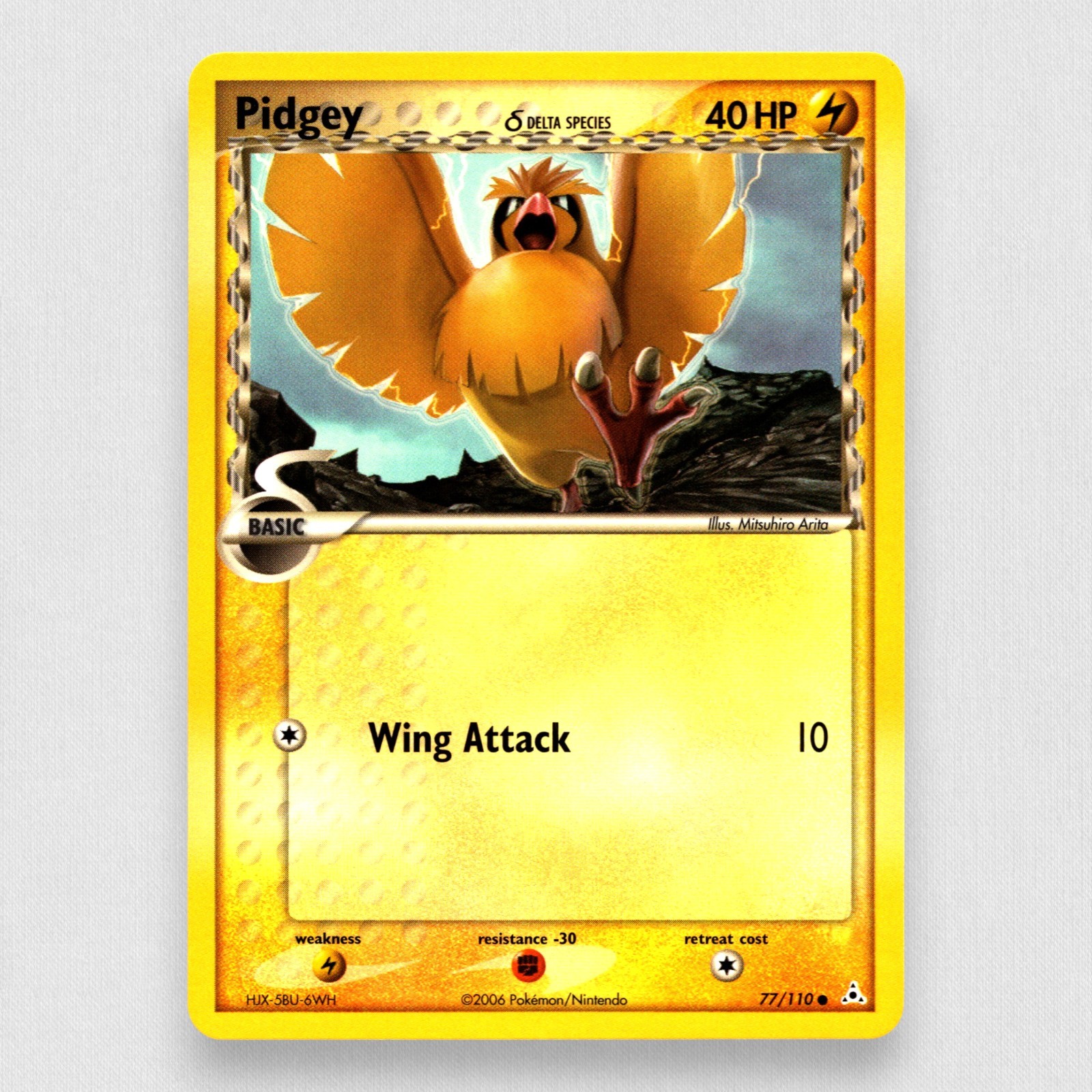 Pidgey (Delta Species) 77/110 Holon Phantoms Regular Pokemon TCG NM