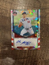 2025 Panini Stars & Stripes USA Collegiate Ntnl Team Auto Ethan McElvain /25