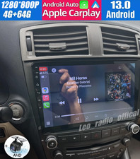 Apple Carplay For Lexus Is250 Is350 2006-2012 Android 13 Car Stereo Radio Gps Bt