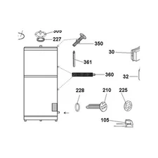Atlantic 060491 - Immersion Heater 5000W + Gasket