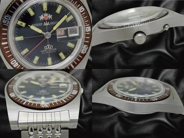 ORIENT AAA DELUXE KING DIVER 21 Jewels Ref.G349-12451 SS Black