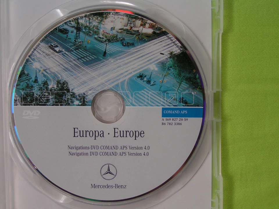 DVD NAVIGATION MERCEDES BENZ COMAND APS 2004 A B C CLK G GL M R VITO NTG 2 BLAU - Bild 4 von 4