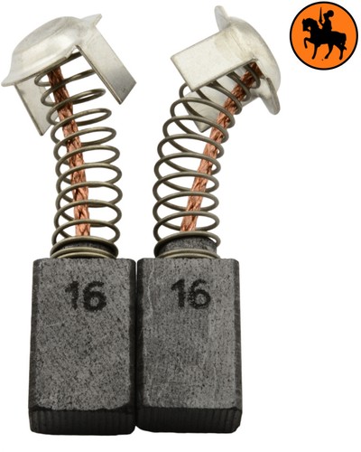 Carbon Brushes for Diamond DC 16H - 0.28x0.43x0.67'' - 第 1/2 張圖片