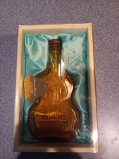 RARE Vintage Suntory V.S.O.P. Japan Glass Brandy Bottle Guitar EMPTY