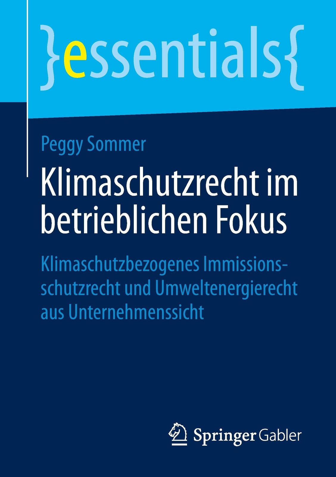 Thumbnail - Peggy Sommer | Klimaschutzrecht Betrieblichen Fokus | Taschenbuch |