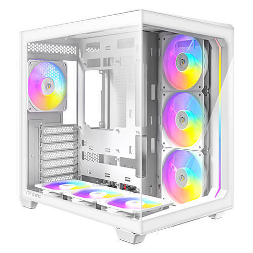 Antec C5 ARGB WHITE Tempered Glass Side Panel ATX Mid Tower Case White - Picture 3 of 12