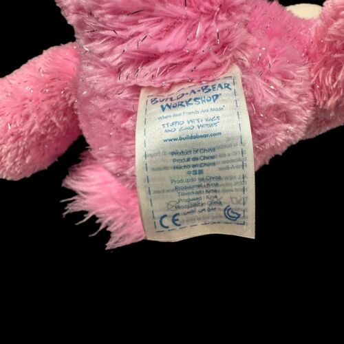 Costruisci un orso rosa purrincessa principessa gattino gatto argento scintillante peluche coda sfocata - Foto 11 di 11